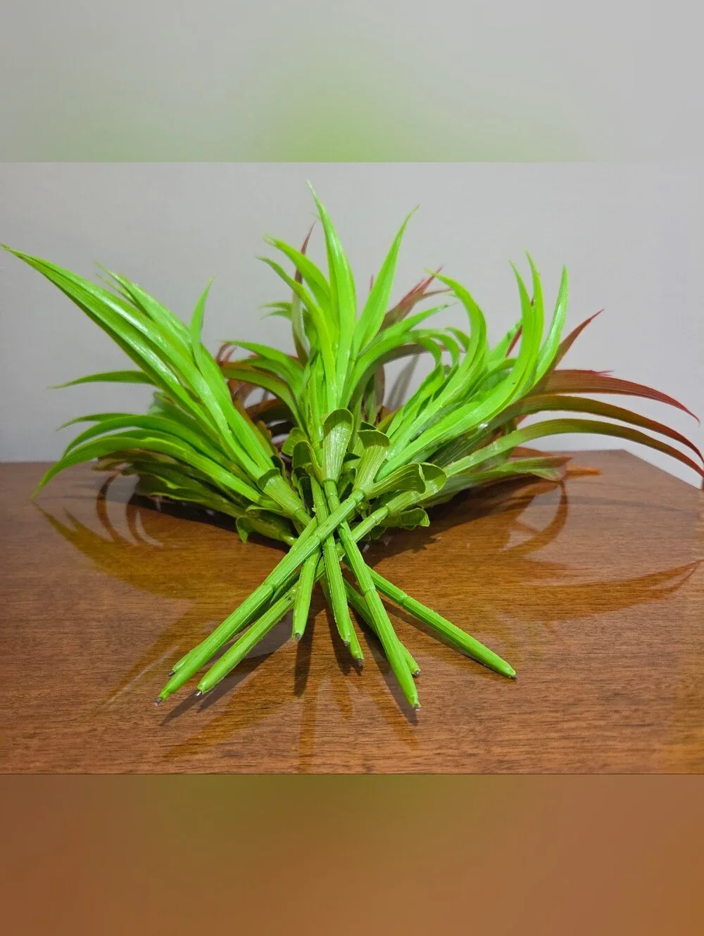 New 10 Pcs Artificial Plant UV Resistant Tall Grass Plants Faux Tropical Flowers